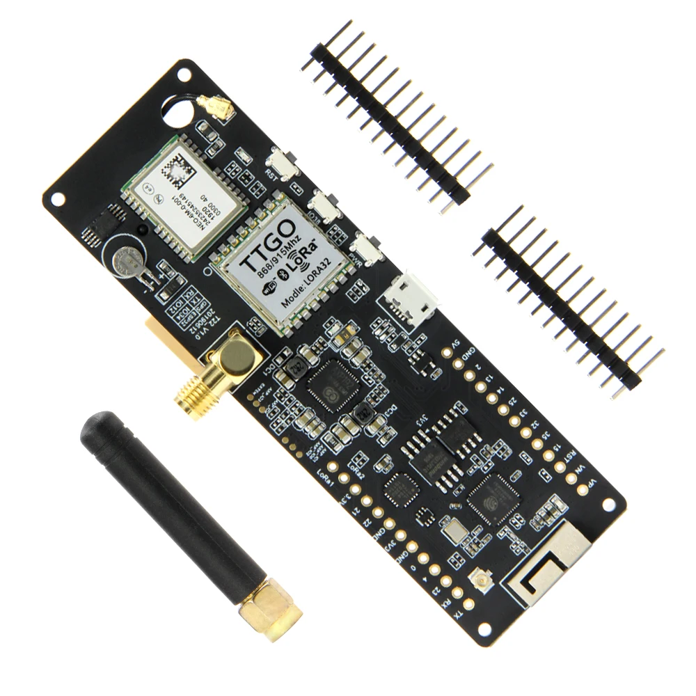 

T-Beam V1.1 ESP32 433mhz 868mhz 915mhz 923Mhz WiFi Bluetooth ESP32 GPS module NEO-6M SMA 18650 Battery Holder With OLED