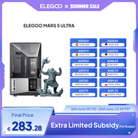 ELEGOO Mars 5 Ultra 9K MSLA Resin 3D Printer Tilt Release Innovation AI Smart Camera Self Check Auto Leveling 153.36x77.76x165mm