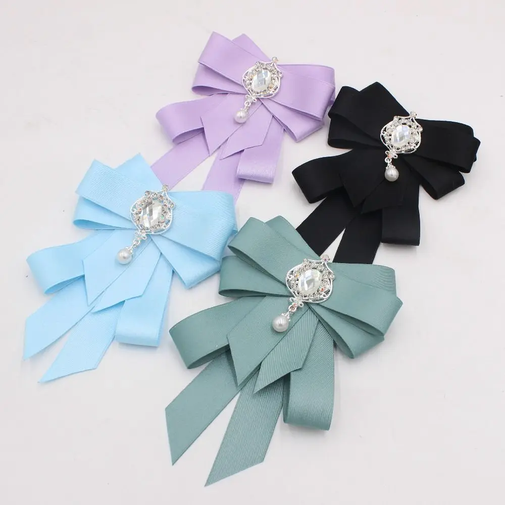 الرجعية الشريط الشريط ربطة حجر الراين كريستال ربطة القوس فيونكة نسيج القماش الفن اليدوية رابطة عنق للرجال والنساء #2