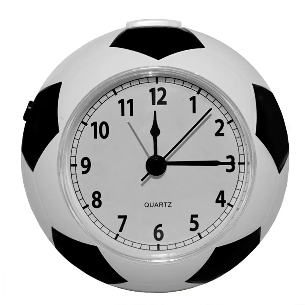 Soccer Ball Alarm Clock, Silent Table Clock 3D Football Shaped Student Cartoon Cute Clock, Birthday Gifts For Boys Girls