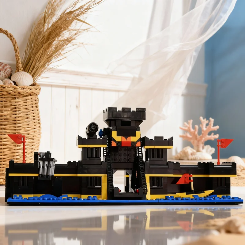 

1711pcs MOC Blacktron Castle Pac Man B Model Creator Expert Building Blocks Christmas Gifts Toys Construction Education Brick