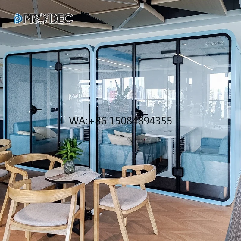 Privacy Workplace Phone Acoustic Meeting Pod for Indoor