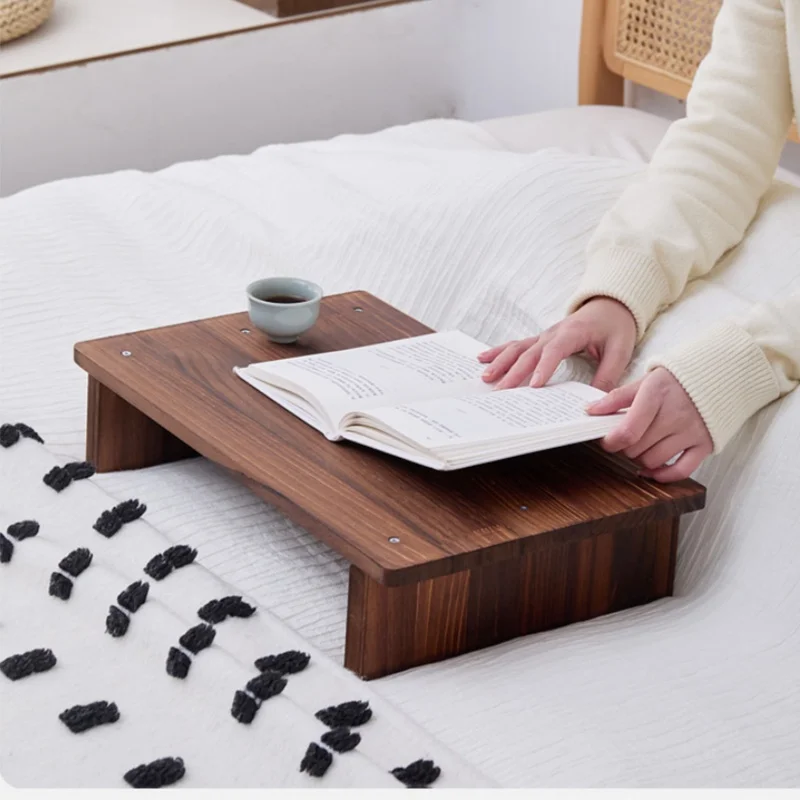 Japanese-style Tatami Coffee Table Simple Bay Window Table Floor Bed Stand Balcony Low Table Pine Bay Window Shelf Tea Table