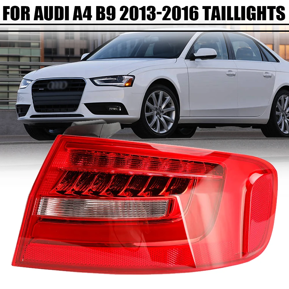 LED Rear Tail Light For Audi A4 A4L B9 2013 2014 2015 2016 Car Signal Brake Lamp Bumper Warning Light