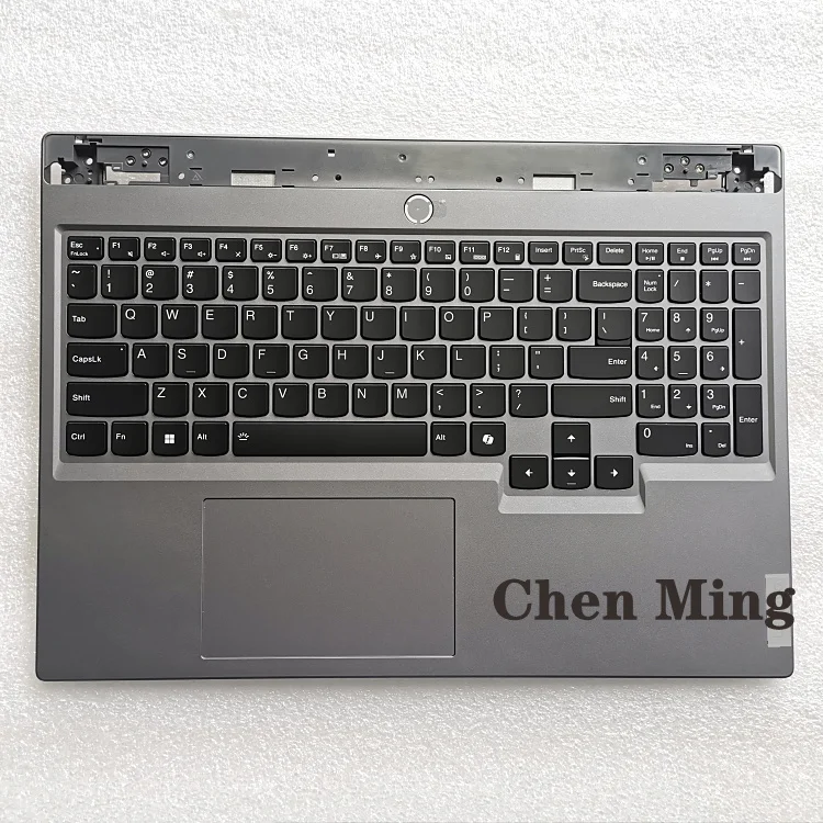 

5CB1P5513 Новый для Lenovo Legion 5 16lRX9 Y7000P IRX9 2024 C-образный планшет для рук с тачпадом и белой клавиатурой с подсветкой