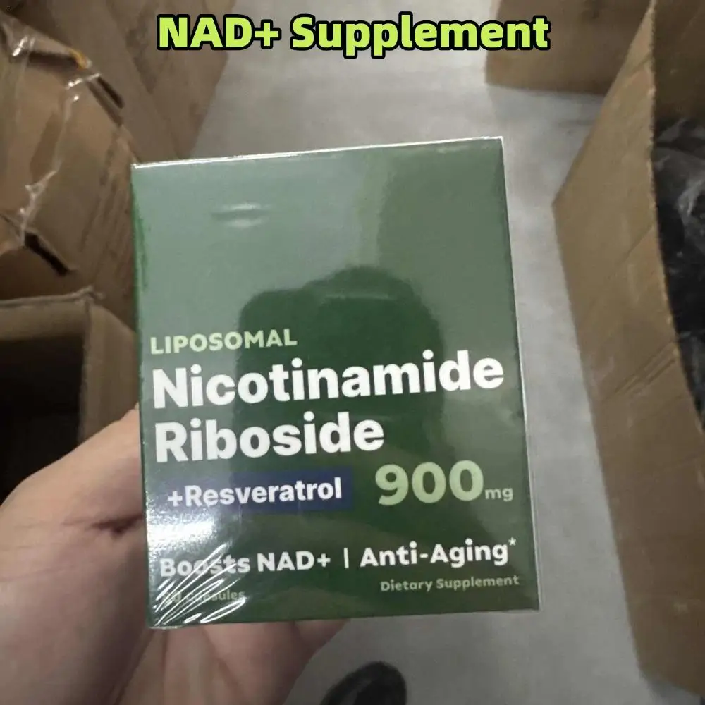 80 cápsulas NAD+ Suplemento 900 mg Nicotinamida liposomal Nucleosuro Riboside Resveratrol NAD Suplemento Boost Energy