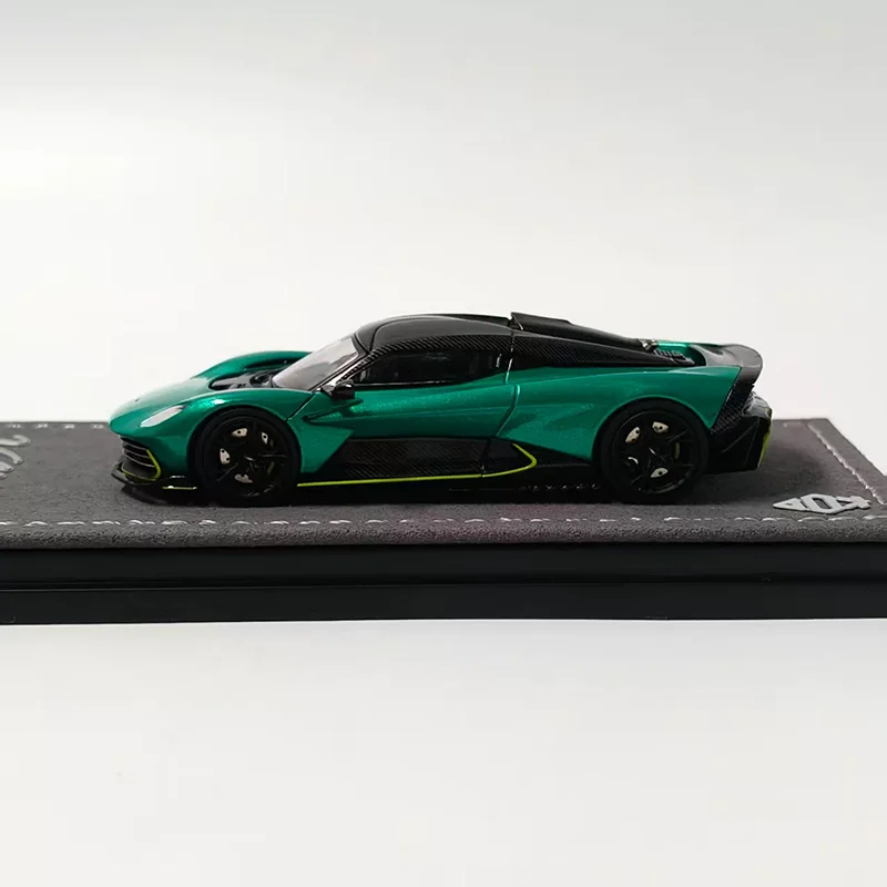 KOD Diecast 1:64 Scale Valhalla With Adjustable Rear Wing Alloy Car Model Static Display Collectible Toy Gift Souvenir