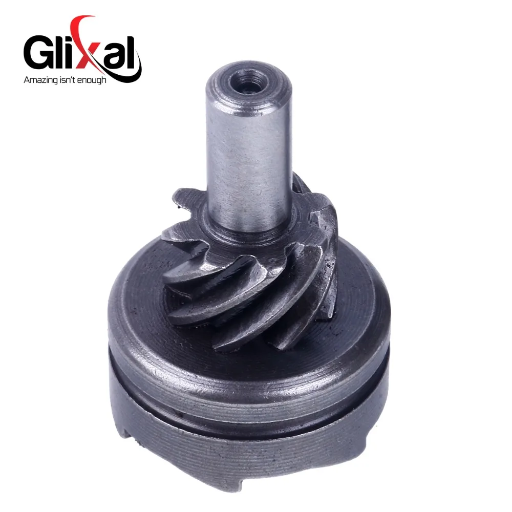 Glixal GY6 49cc 50cc 55mm Kick Start Shaft with Idle Gear Sets for Chinese 139QMA 139QMB Scooter Moped ATV (20T+8T)