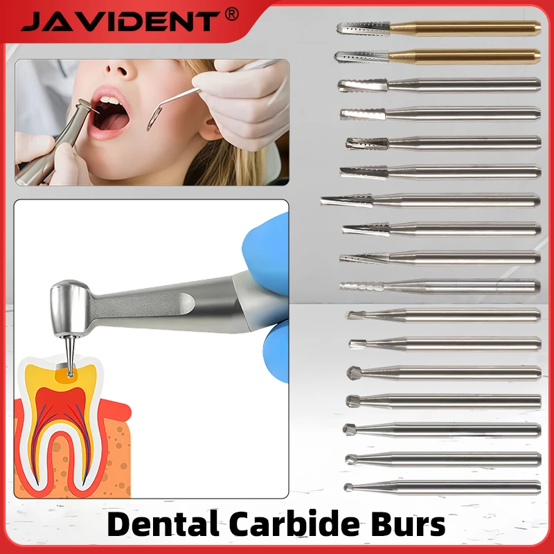 

10Pcs Dental High-Speed Handpiece with Extended Tungsten Steel Bur for Posterior Impacted Teeth Correction