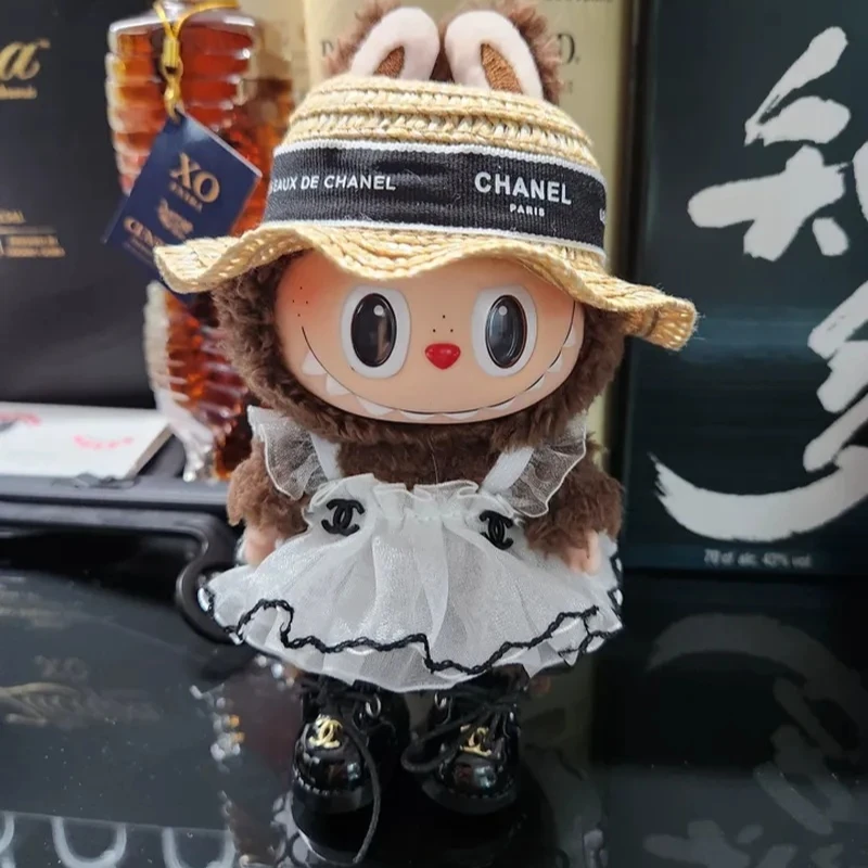 Labubu Big-Name Baby Clothes Custom V1/V2 Seat Customized Hat Logo Bikini Skirt Clothing Accessories No Dolls Included