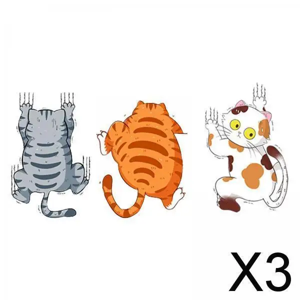 2-4pack 3x Funny Cat Sticker for car Decal Bumper Stickers for