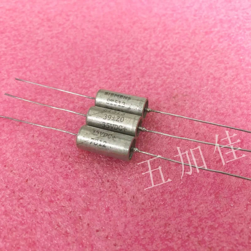 ST513 35V39UF German Axial Tantalum Capacitor Silver Tantalum Capacitor