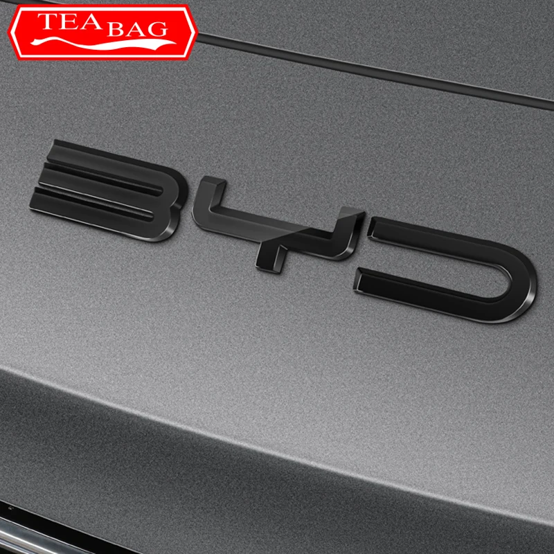 

For BYD Seal U Sealion 6 Song Plus 2024 Car Black Samurai Logo Blackened Cover Exterior Decoration Stickers Auto Accessories