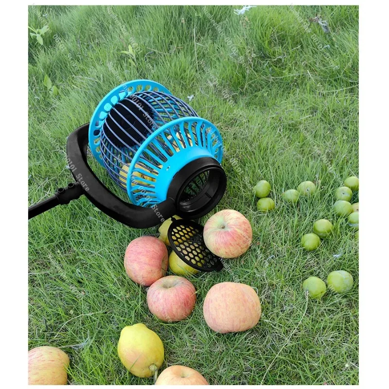 Aluminum Telescopic Rod Nut Collector, Orchard Harvesting Tool Adjustable Long Handle, Pecan Walnut Picker