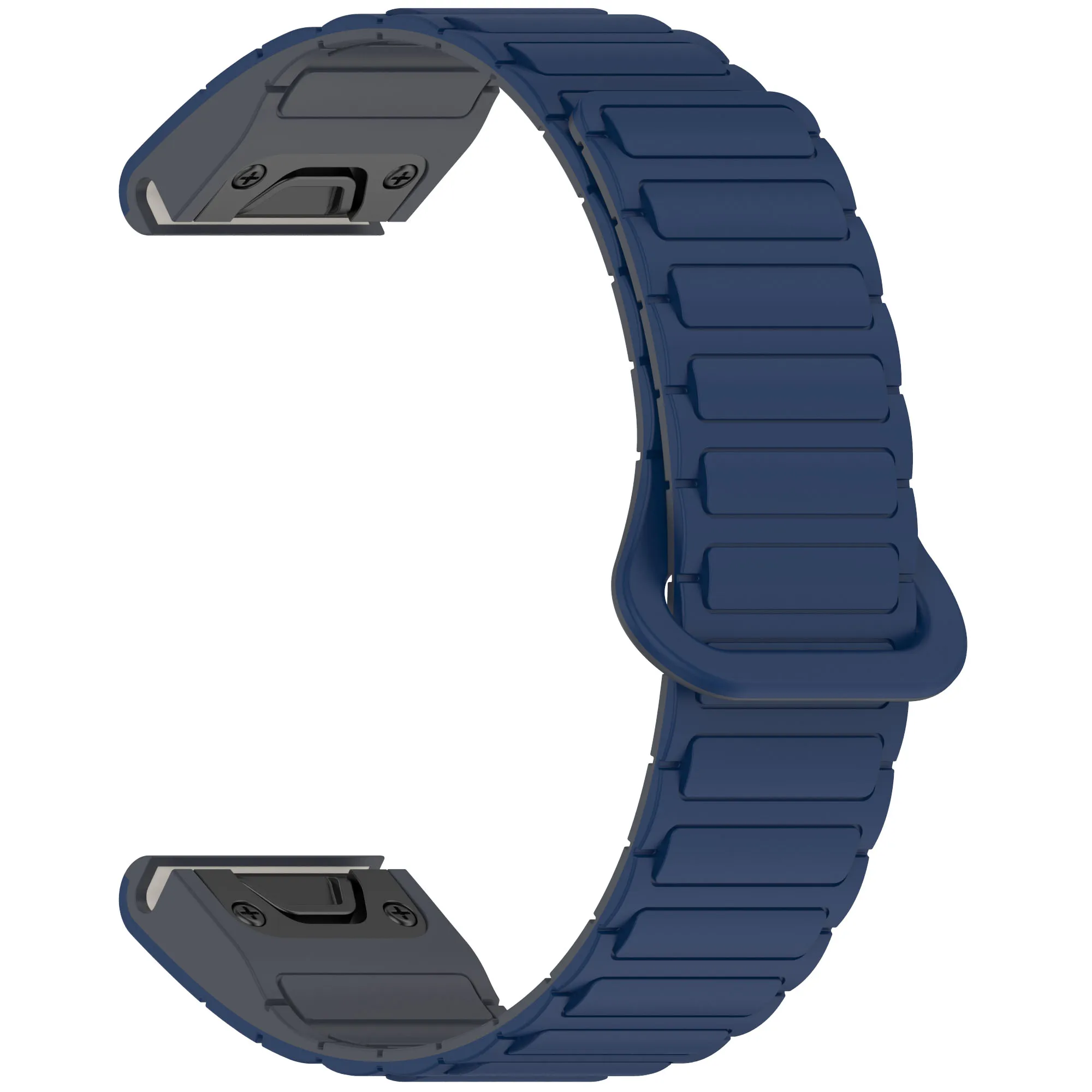 QuickFit 26 20 22 mm Magnetband für Garmin Fenix 8 47 mm 51 mm 43 mm 7X 7 7S 6 6S 6X 5S 5 5X 965 955 Silikon-Link-Armband – Detail 6