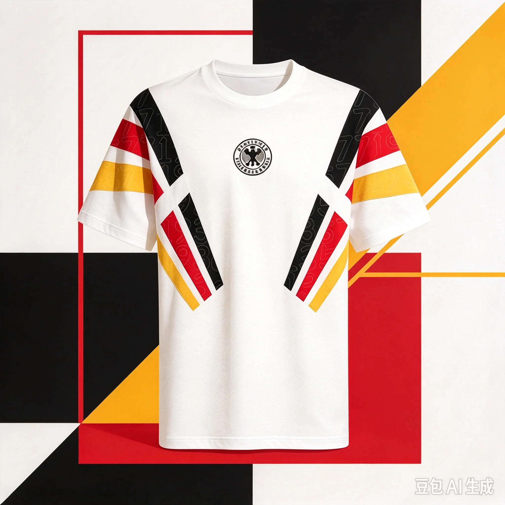 26 New Germany Competition Away Soccer Jersey 3D T-Shirt Men's Quick-drying and Breathable Football Fan Family Kids Tees Tops