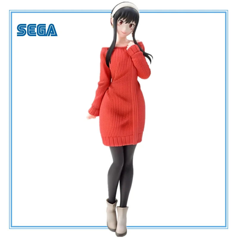 Original Genuine SEGA  Spy Family 19cm Yor Briar Figurine PVC Model Dolls Toy Gifts For Kids Droppshiping