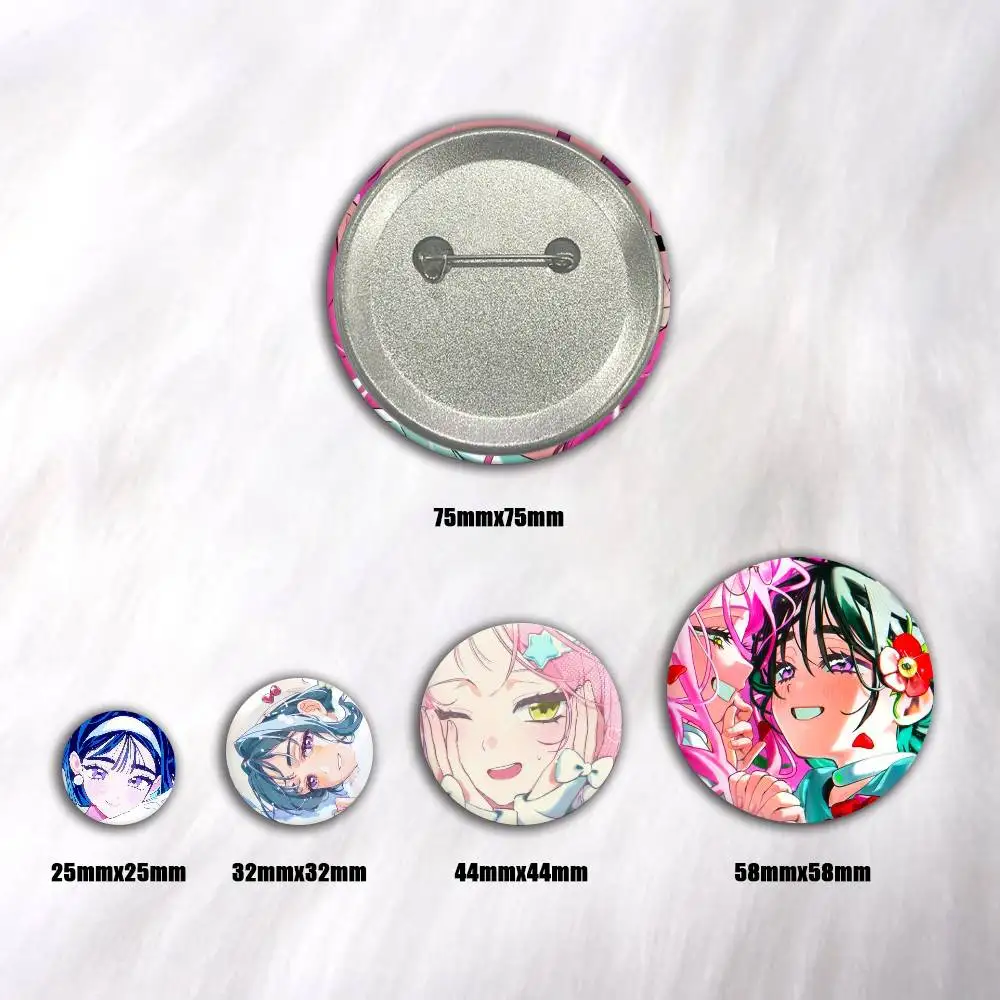 Alien Stage Mizi Sua Hyuna Luka Art Button Round Creative Pin Brooch Badge Bag Decor Accessories Fans