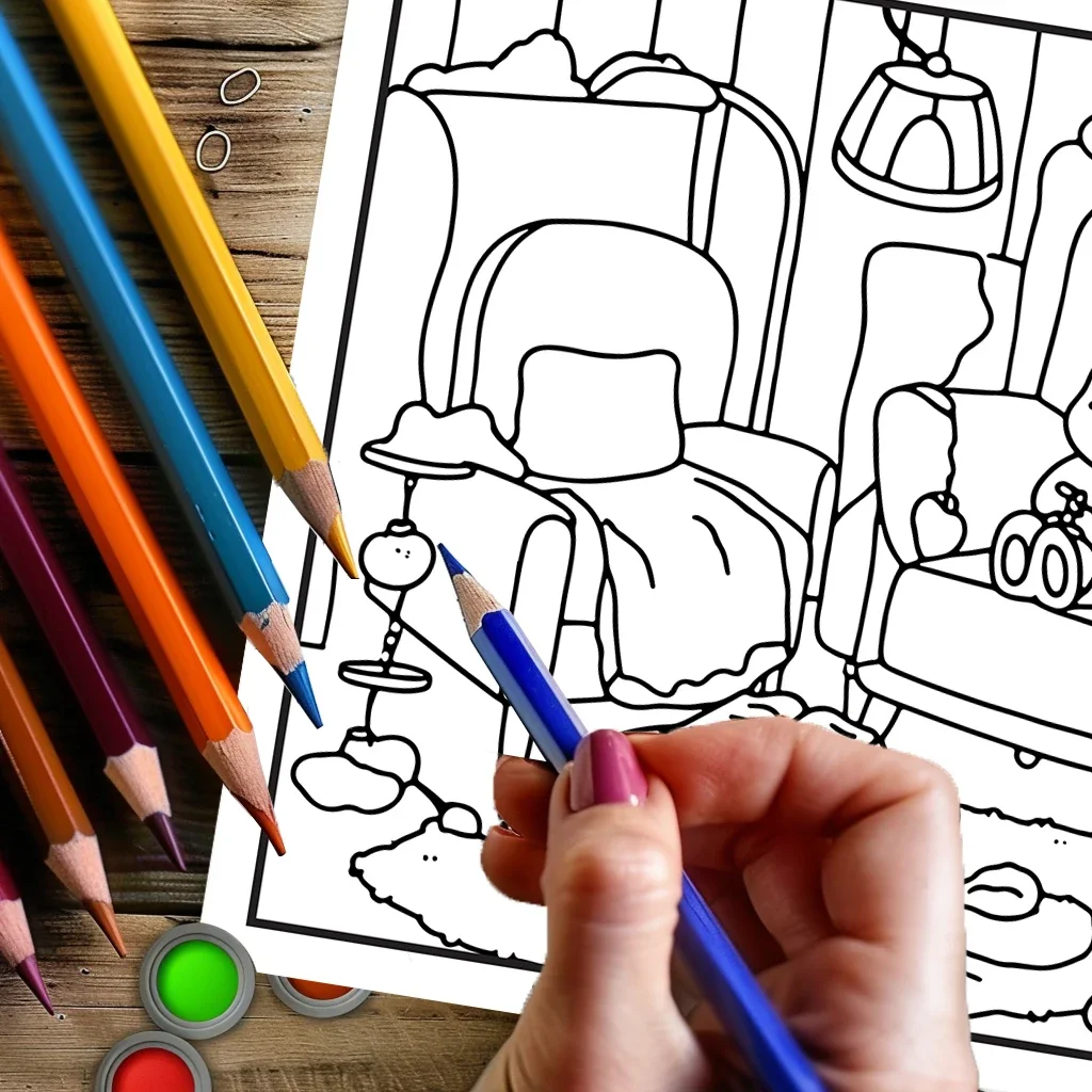 Coloring Book Sweet Relax for Adult Colouring Book, Birthday Day Gift, Back to School Supplies, Adults Cute Drawing Book view 5