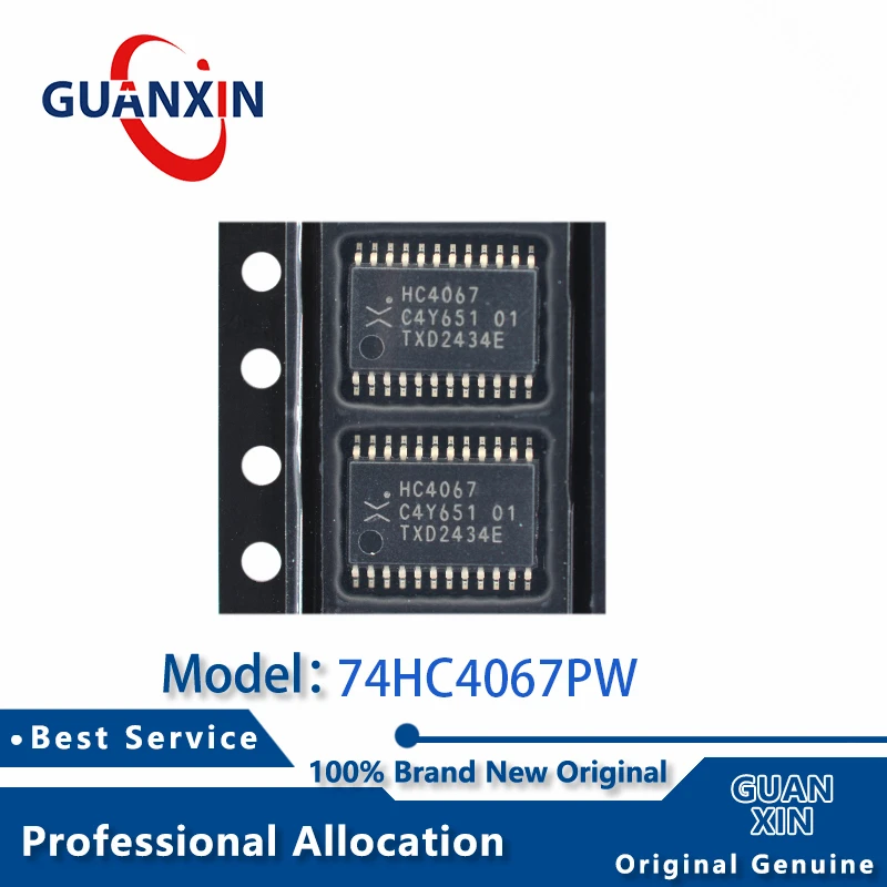 

100% New 74HC4067PW Marking HC4067 TSSOP-24 74HC4067