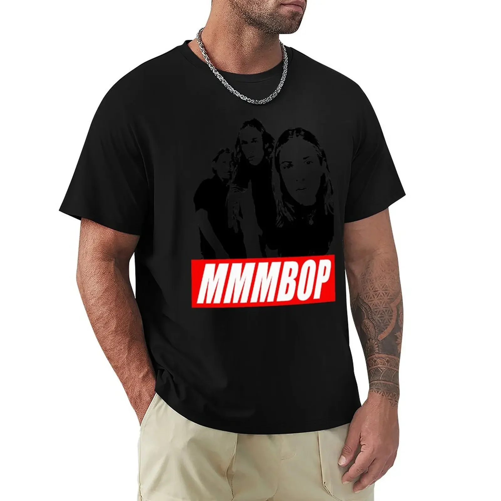 МММБУП!!! Футболка винтажные футболки уличная одежда черные мужские футболки футболки для мужчин хлопок