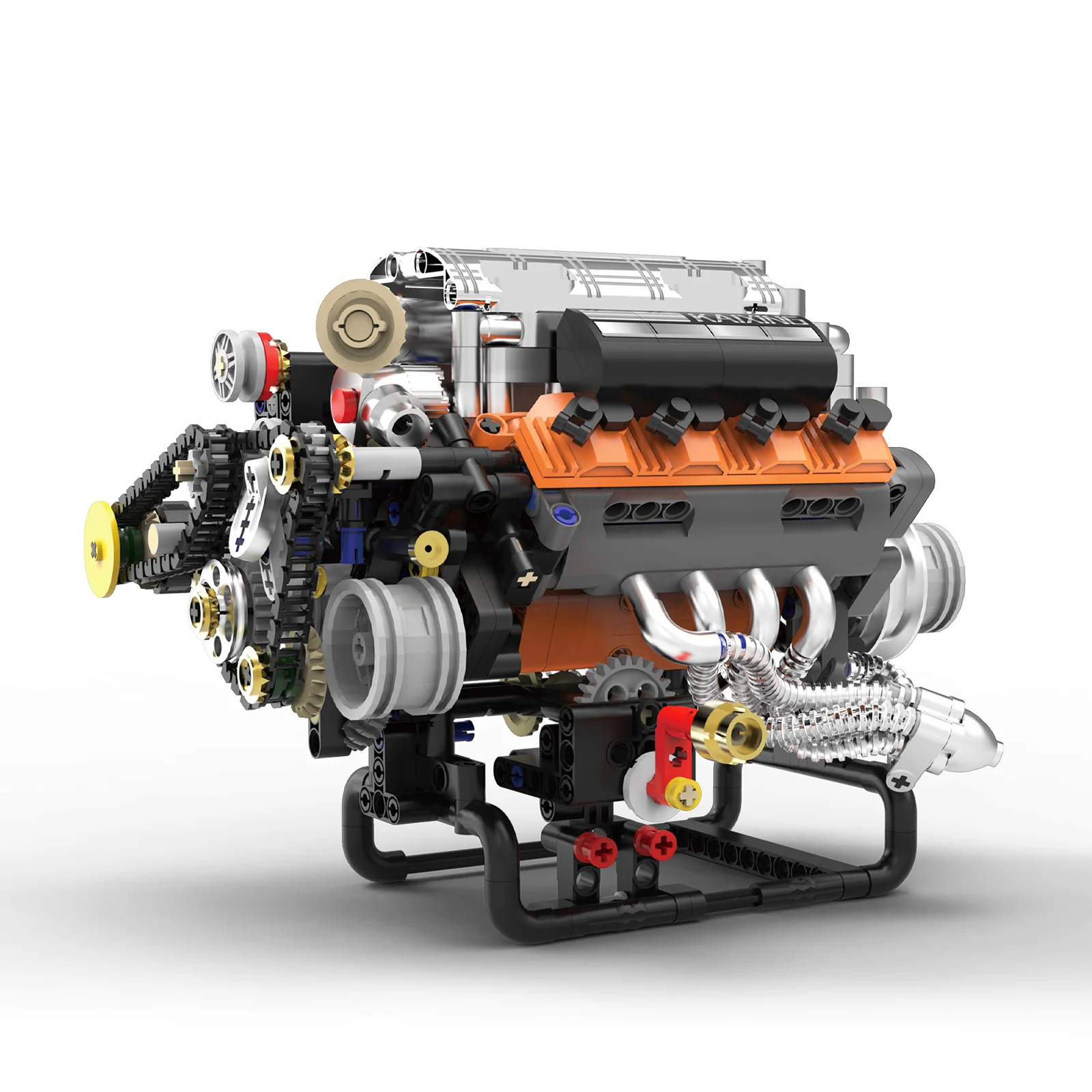 

767PCS Sports Car Engine Building Blocks Set, Mechanical Engine Desktop Ornament, Birthday Gift for Sports Car Enthusiasts