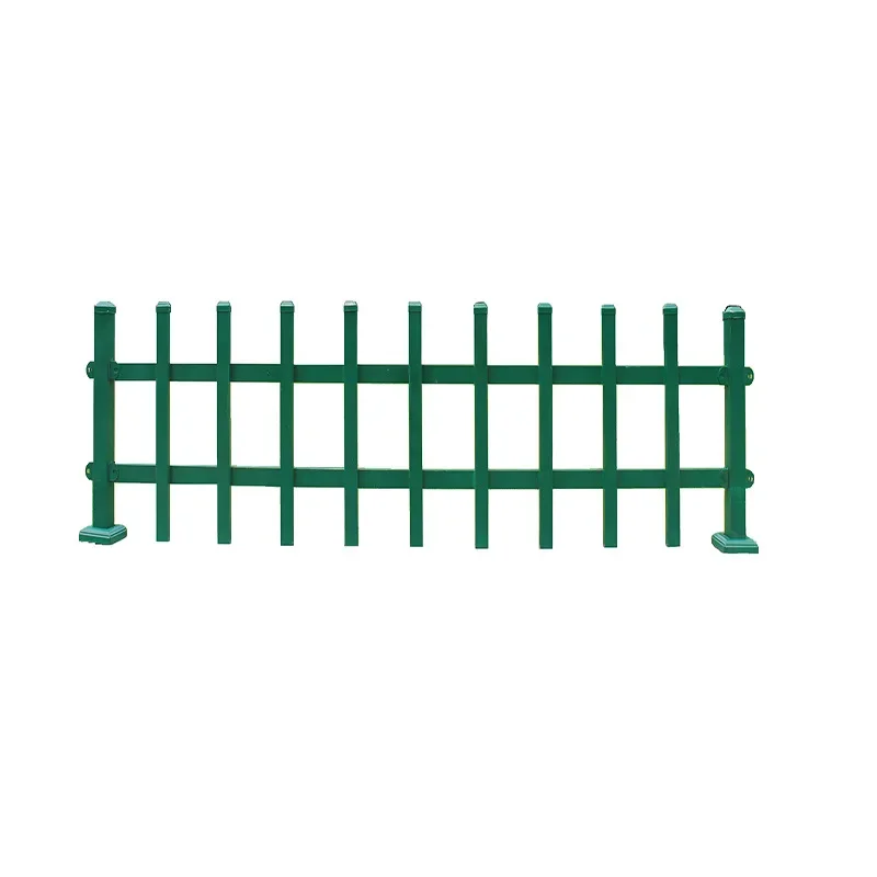 Galvanized steel lawn fence courtyard railing outdoor wrought iron metal greening isolation community garden