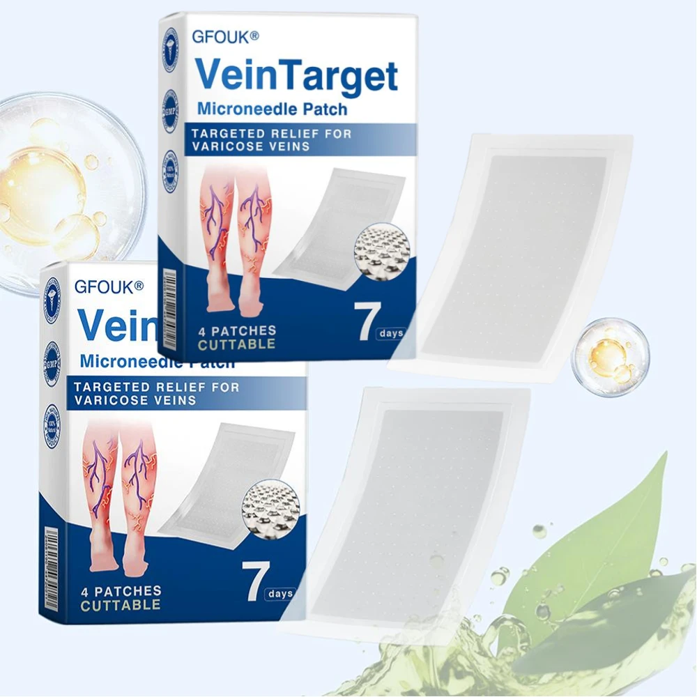 

1-10box New Microneedle Patch for Earthworm Legs Massage Eliminates Varicose Veins Improves Blood Circulation