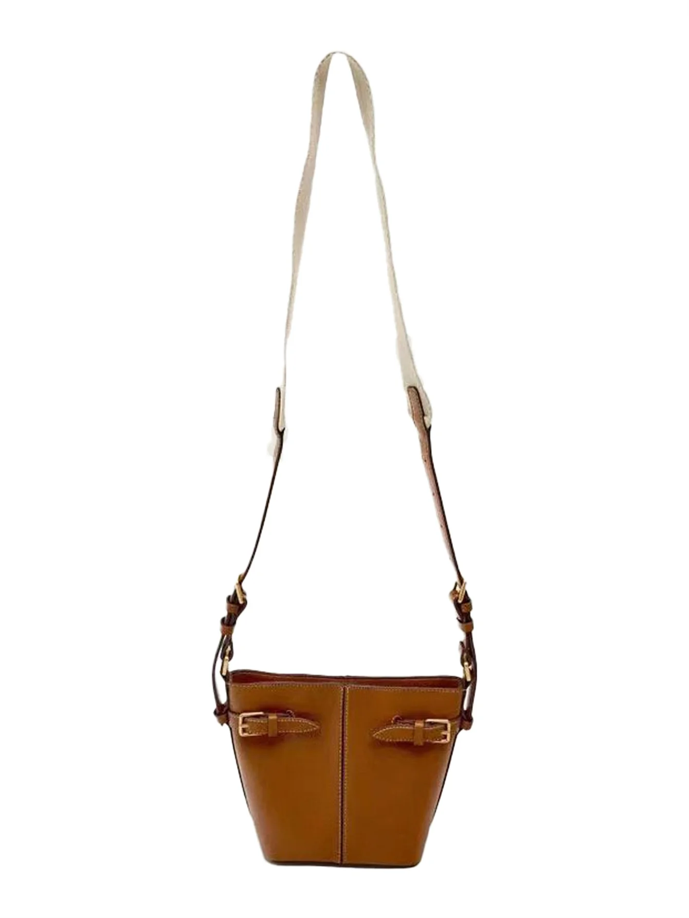Fashion women\'s bag new all-in-one needle buckle bag webbing single shoulder crossbody bucket bag
