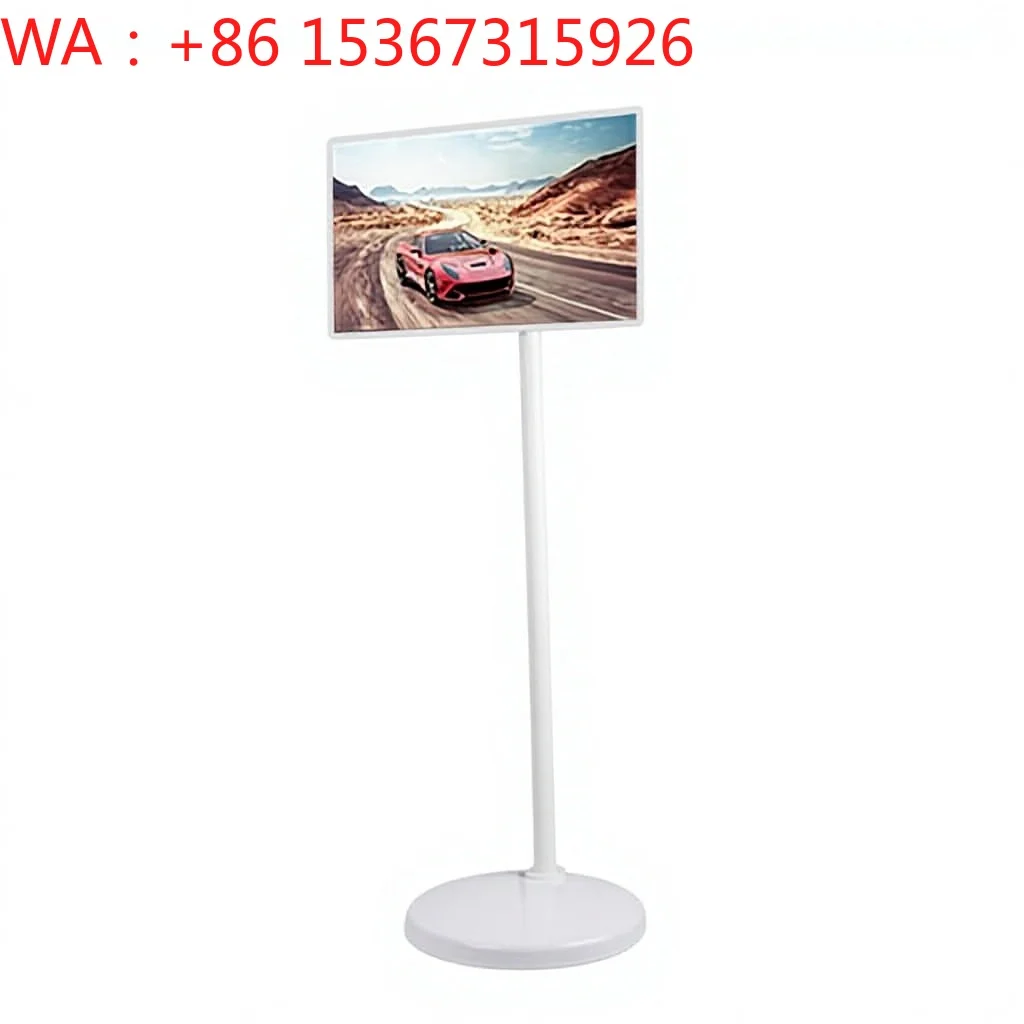 Painel LED Mini HD1080 16:9 Sem Fio com Transmissão Tipo-C, Recarregável, Display Touch Móvel com Borda Branca