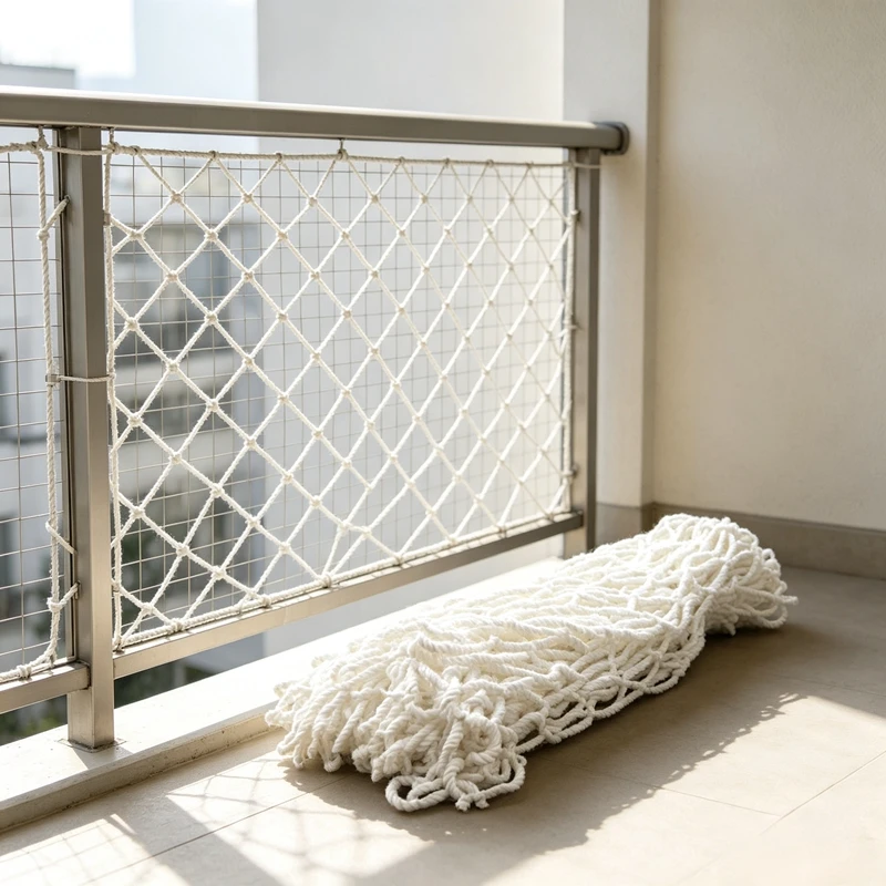 1m Nylon Child Safety Net Anti-fall Pet Cat Dog Balcony Railing Stairs Protective Net Kids Playground Guardrail Safety Netting