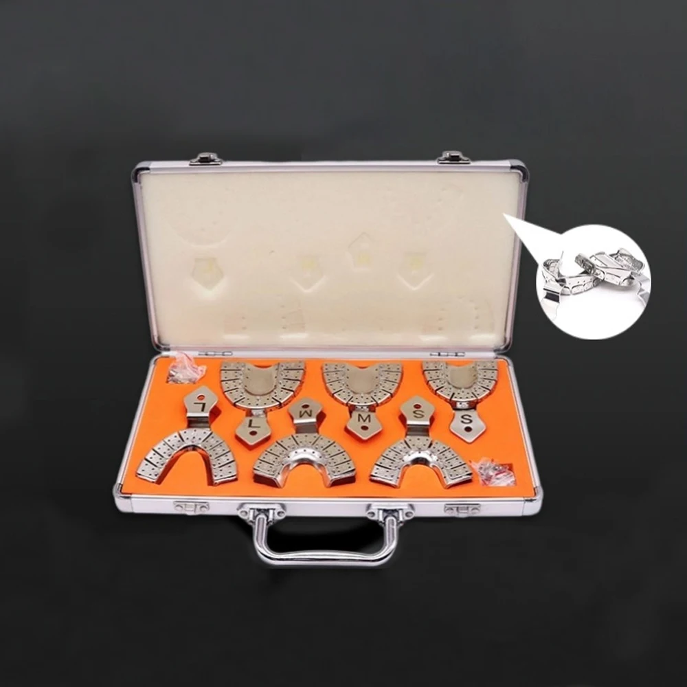 

1set/6pcs High Quality Stainless Steel Autoclavable Dental Implant Impression Detachable Trays