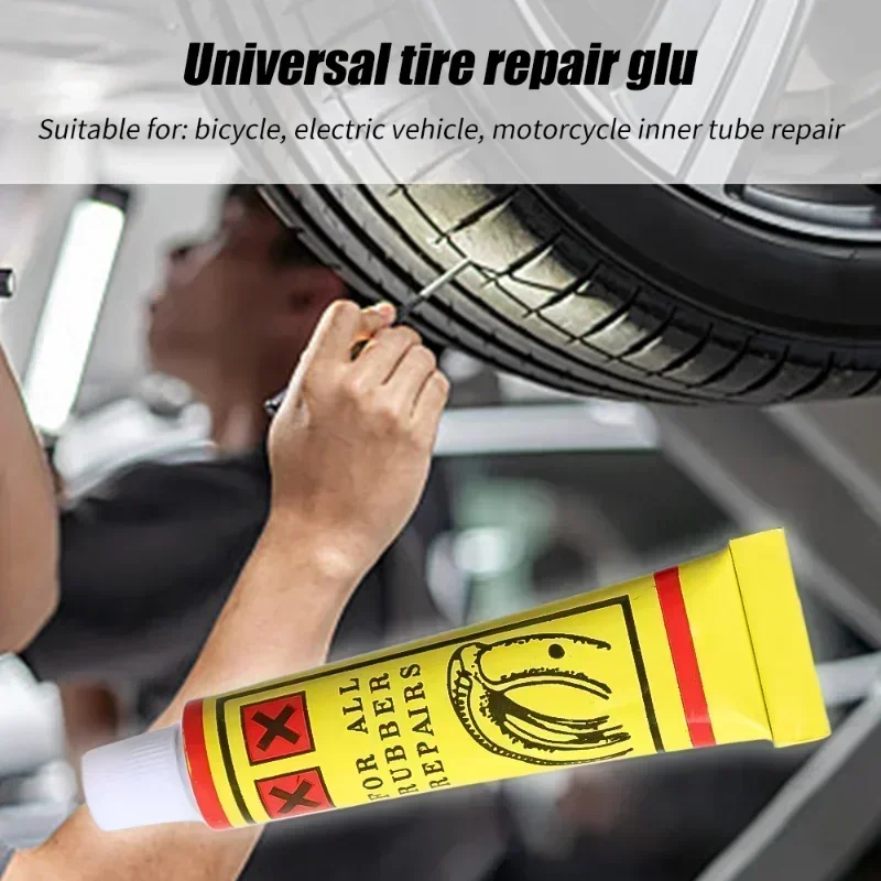 Universal Car Tire Repairing Glue Motorcycle Bicycle Tyre Inner Tube Puncture Repair Tools Bike Trye Tire Patching Repair Glues