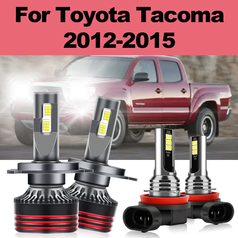 

High Power CSP Chip 220W Headlights 33000LM H4 Hi/Lo Turbo Lamps / Car Fog Bulbs 12V Luces For Toyota Tacoma 2012 2013 2014 2015