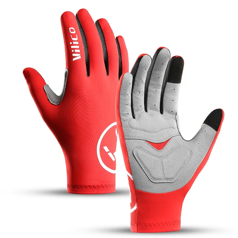 Guantes antideslizantes para hombre y mujer, manoplas finas que absorben los golpes, ideal para bicicleta de montaña y de carretera, novedad,