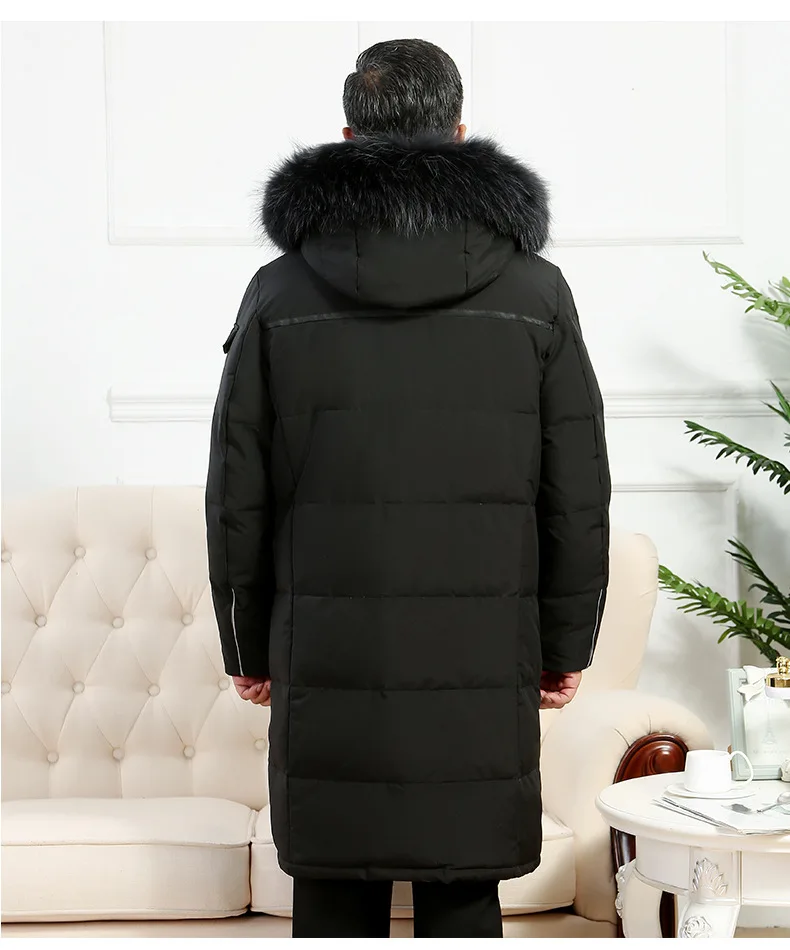 Luxury Brand Men's Down Coat And Parkas Top Quality Man Goose Down Jacket Thick Winter Padded Puffer Jacket Overcoat Padding HY7