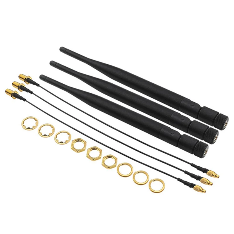 

M18K-For Banana Pi Openwrtone Antenna MMCX Straight To SMA Female External Antenna