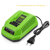 Replacement Charger For Greenworks 40V Lithium Battery 29482 29462 29472 2938302 BAF702 L-300 BAF704 BAF705 G-MAX Power Tools
