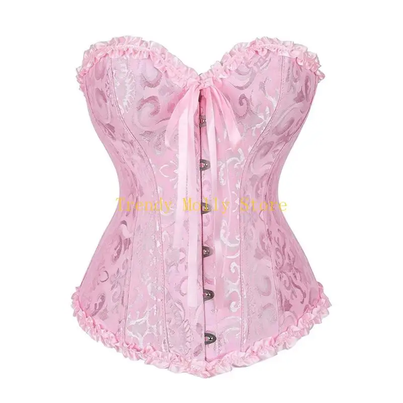 N5KB ريترو ستايل كورسيه فوقي للنساء ملابس داخلية للنساء حفلة موسيقية الحدث ملابس يومية