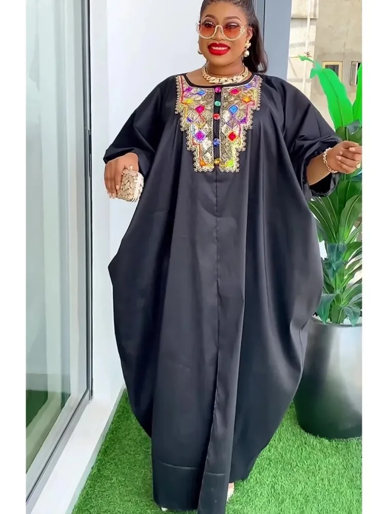 

Evening Dress Women Dashiki Muslim Fashion Abaya African Clothes Robe Marocaine Luxury Dubai Kaftan Dress Vetement Plus Size