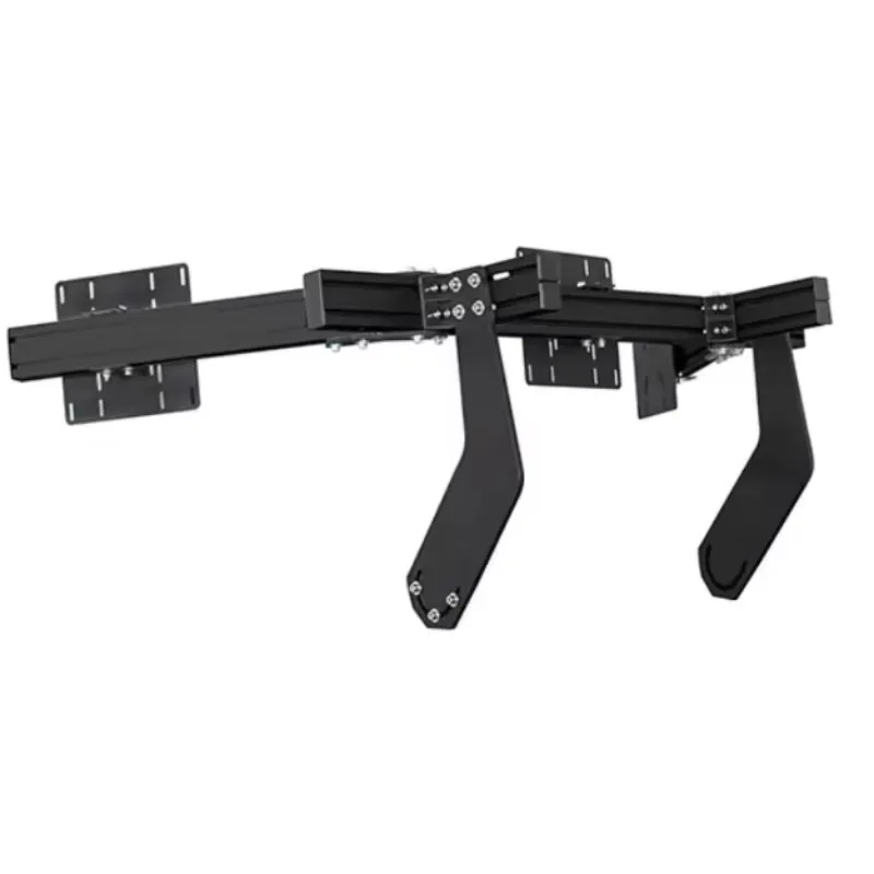 High Quality 15mm Thickness Aluminum Alloy 4080 T Slot Extrusion Triple Arm Monitor Stand Supporting 22