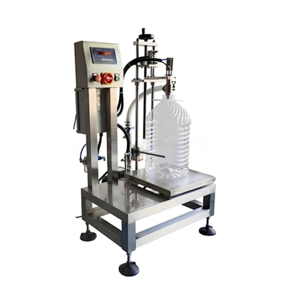 Semi automatic submersible weighing filling machine 5L-15L 20L 25L foam liquid filling weighing machine