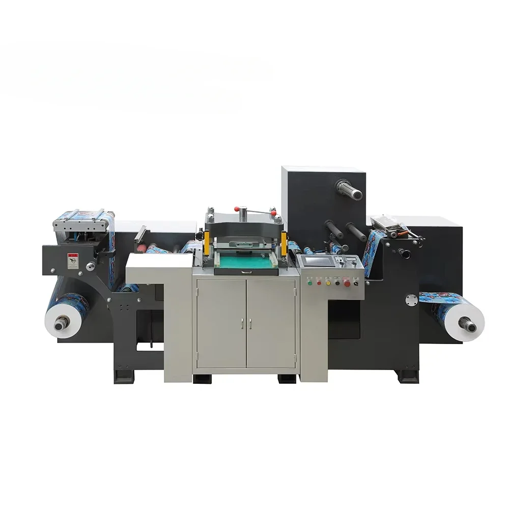 FPL320D-H Quick Speed Roll To Roll Flat Bed Label Cutter Die Cutting Machine