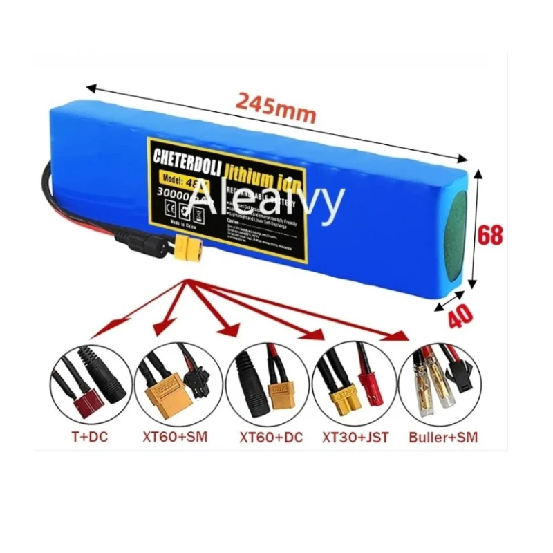 

48V 30Ah 13S2P 18650 1000W High Power Battery for 54.6V 250W 350W 500W 750W ebike Motor Kit With Charger Lithium Battery Pack