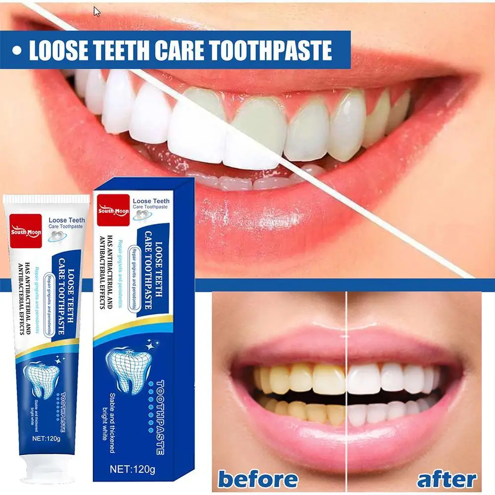 

120g Loose Teeth Care Toothpaste Quick Repair Of Cavities Teeth Whitening Fresh Breath Repair Teeth Care Product