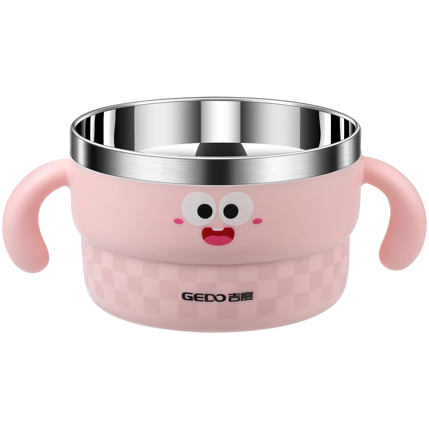 LFGB Certified Pure 316L Stainless Steel Infant Bowl 99.9% Anti-bacterial Baby Food Container with Suction Cup and Cover