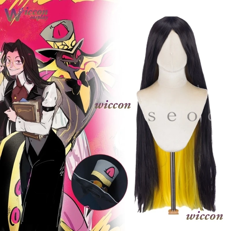 

Nino IN STOCK Sir Pentious Wig Anime Cosplay Wig Hat Nails Hazzbin2 Men Hair High Heat Resistant Sir Pentious Cosplay Free Wig C