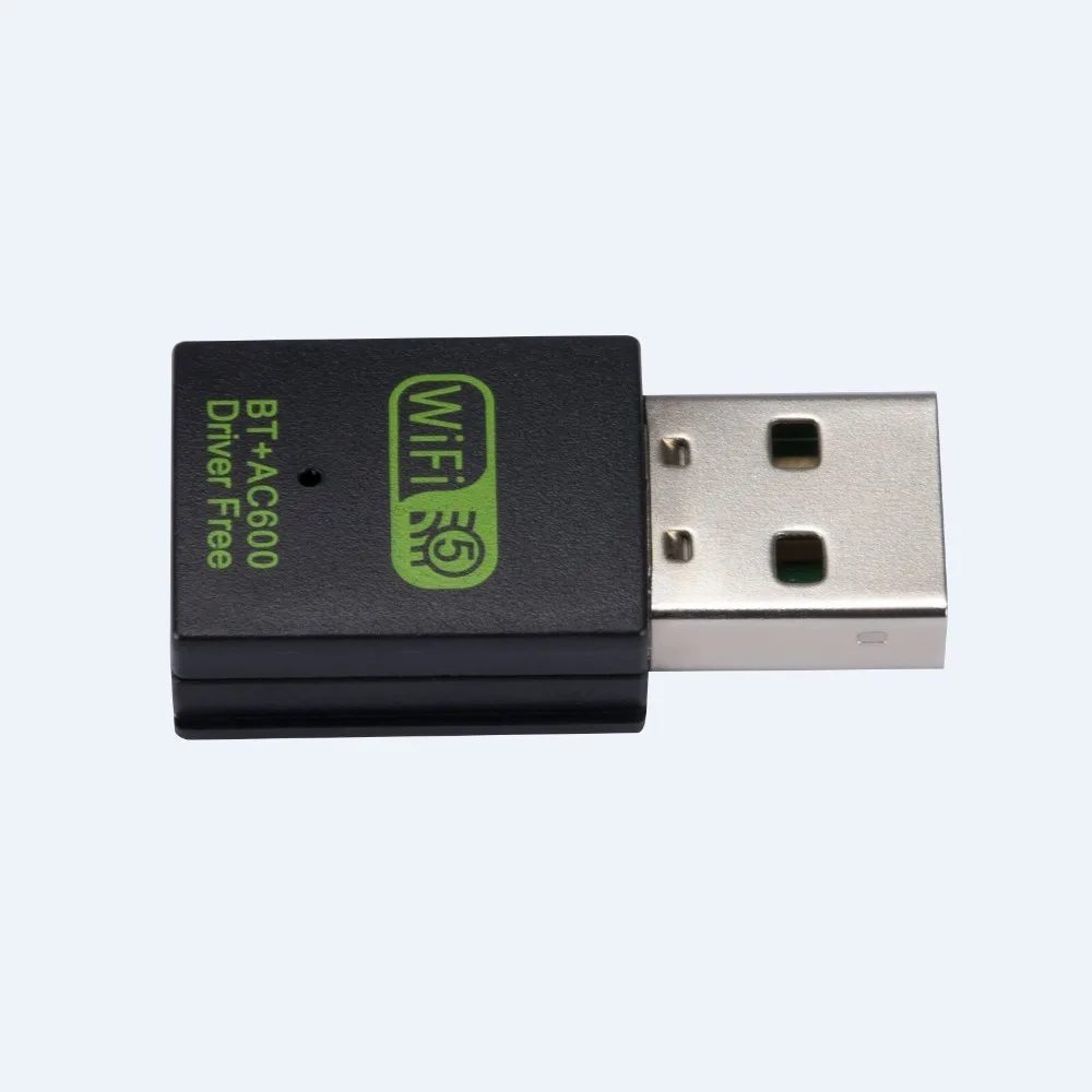 

Wifi Network Adapter BT+AC600 WLAN Dongle Network Card WiFi Receiver WLAN Dongle Free Driver USB WiFi Receiver