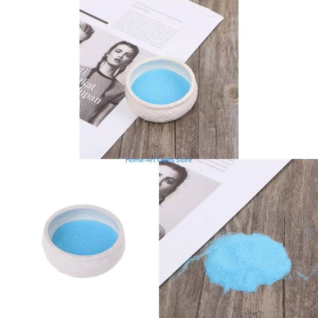 Y3NA 1 Pack Blue Sand For Micro Landscape Decoration Hourglass Party