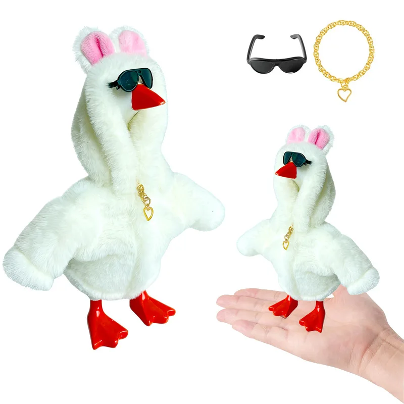 Garden ornaments goose animal costume hoodie7inchporch rabbit costume（No ornaments included）
